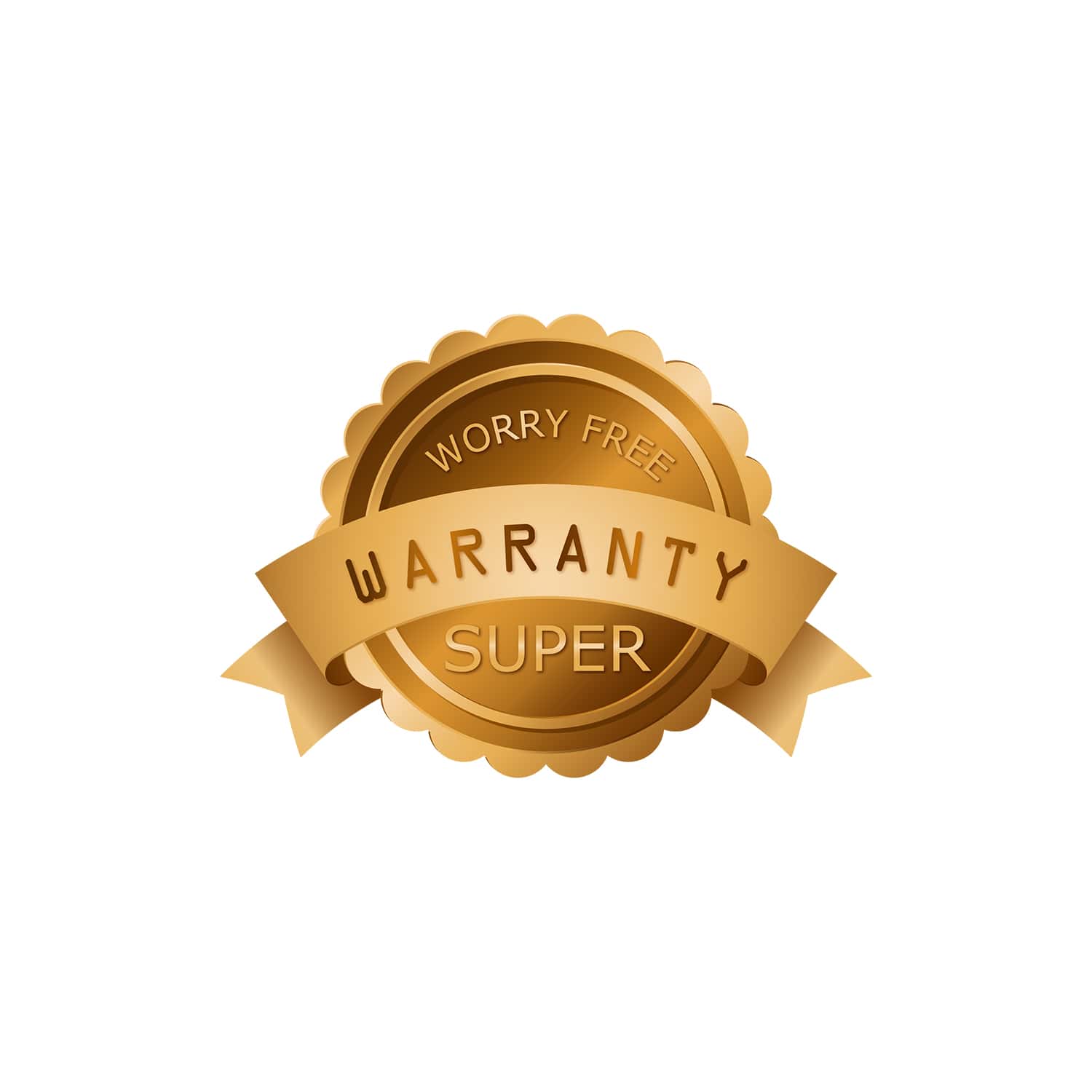 Worry Free Super Warranty Badge